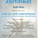 Ausbildung Cakras und Cakrasteine